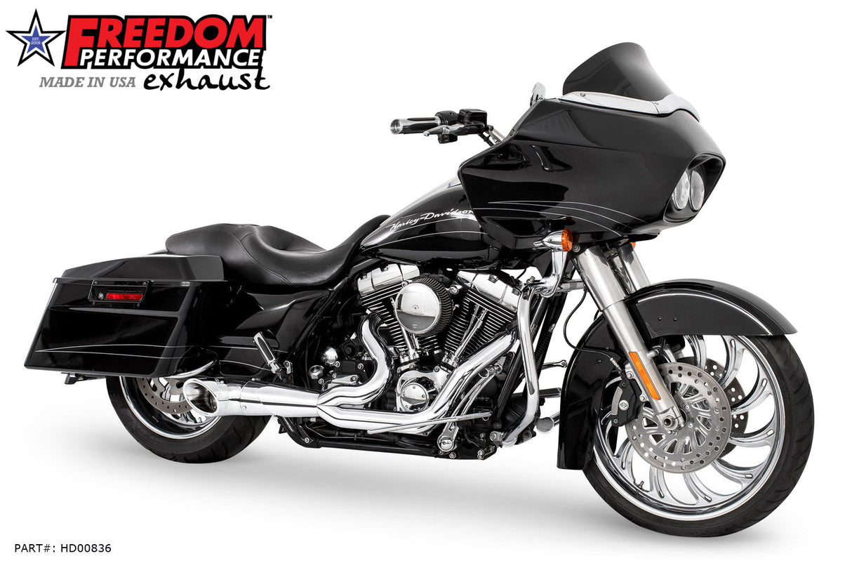 HARLEY TOURING 2-INTO-1 TURNOUT/SIDEDUMP FULL SYSTEM BUNDLE 1995-PRESENT