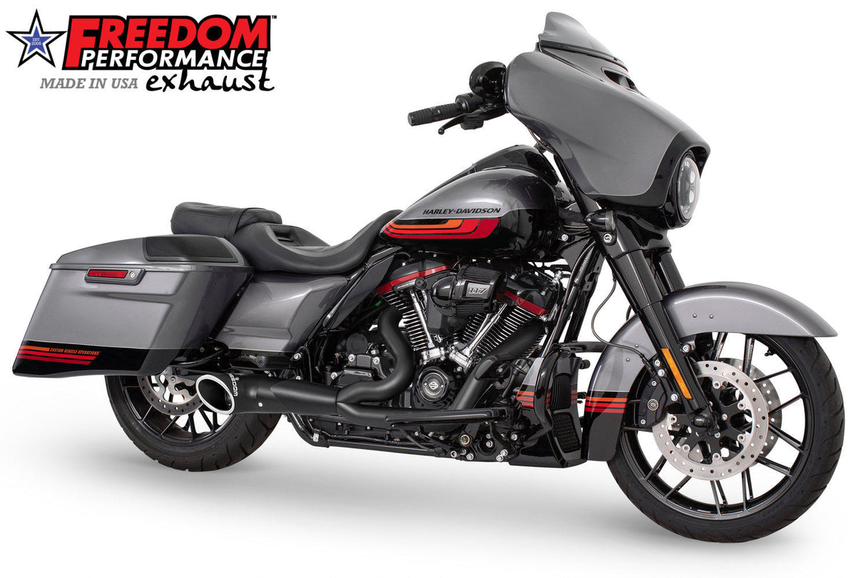 HARLEY TOURING 2-INTO-1 TURNOUT/SIDEDUMP FULL SYSTEM BUNDLE 1995-PRESENT