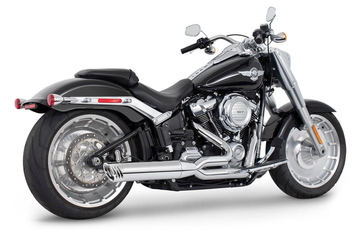 HARLEY SOFTAIL "WIDE-TIRE" 4" UNION 2-INTO-1 RIGHT-SIDE ONLY 2018-2024
