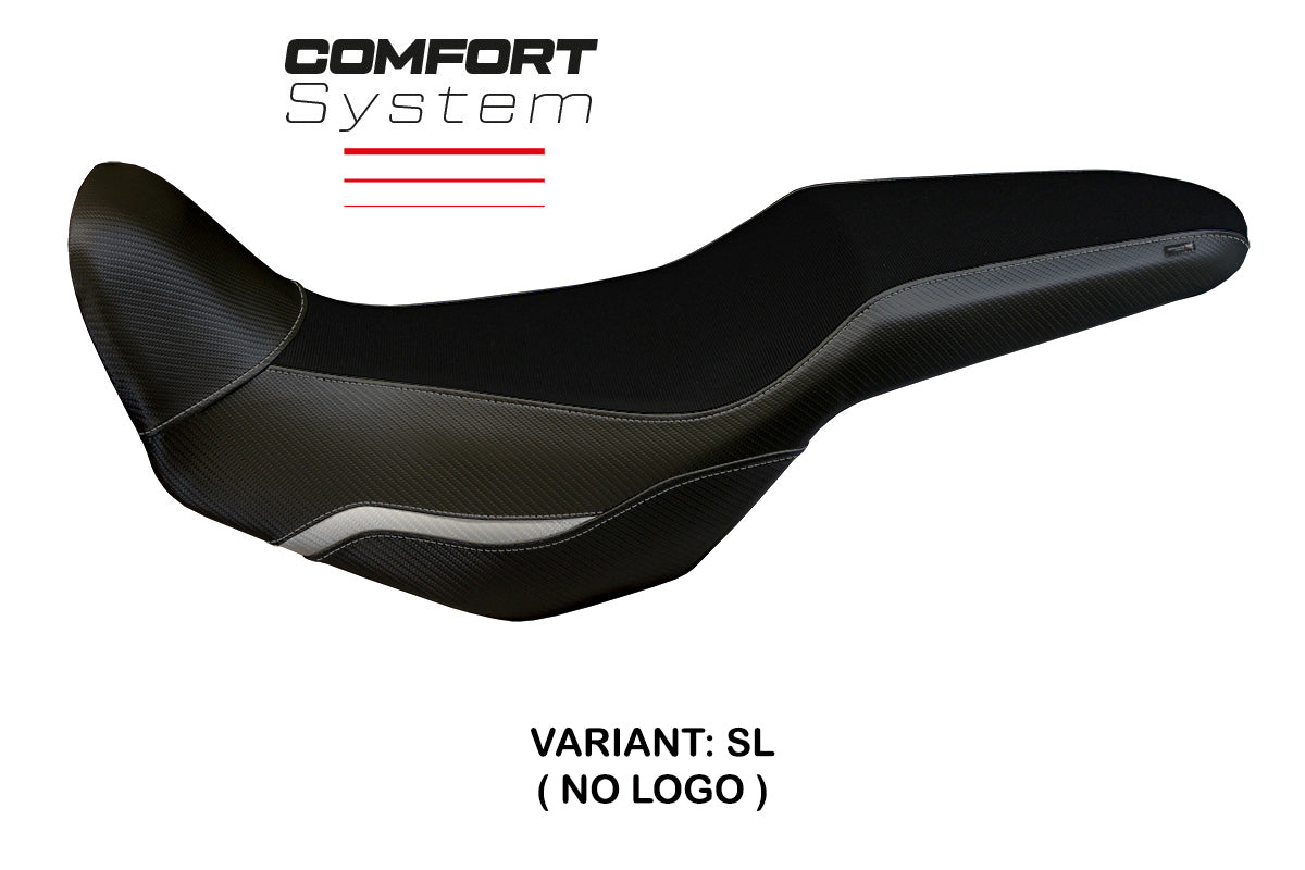 Tappezzeria Italia Honda NX500 2024-2025 Seat Cover Comfort in Silver and Black