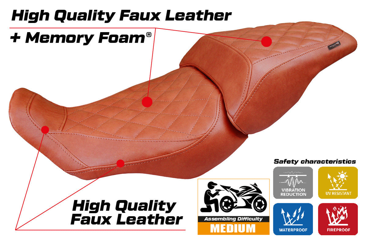 Tappezzeria Italia Honda CB300R 2018-2025 Seat Cover Comfort in Vintage Brick