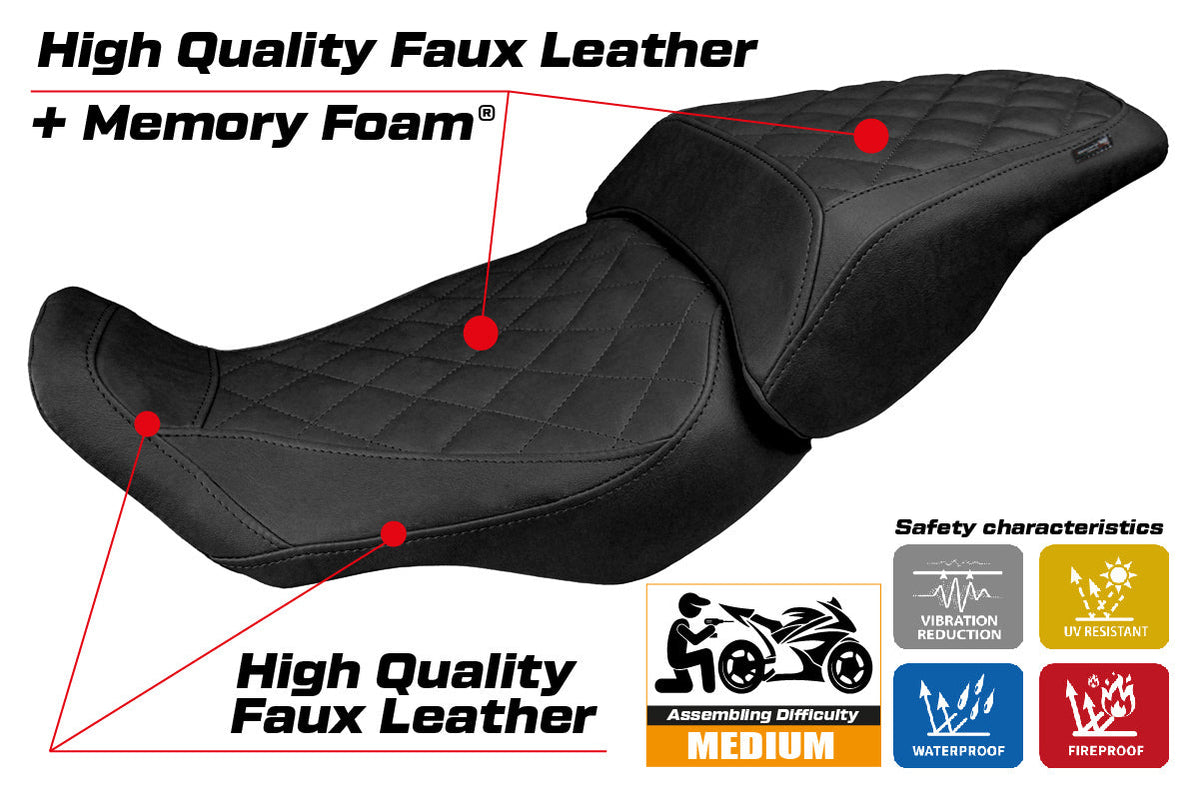 Tappezzeria Italia Honda CB300R 2018-2025 Seat Cover Comfort in Vintage and Black