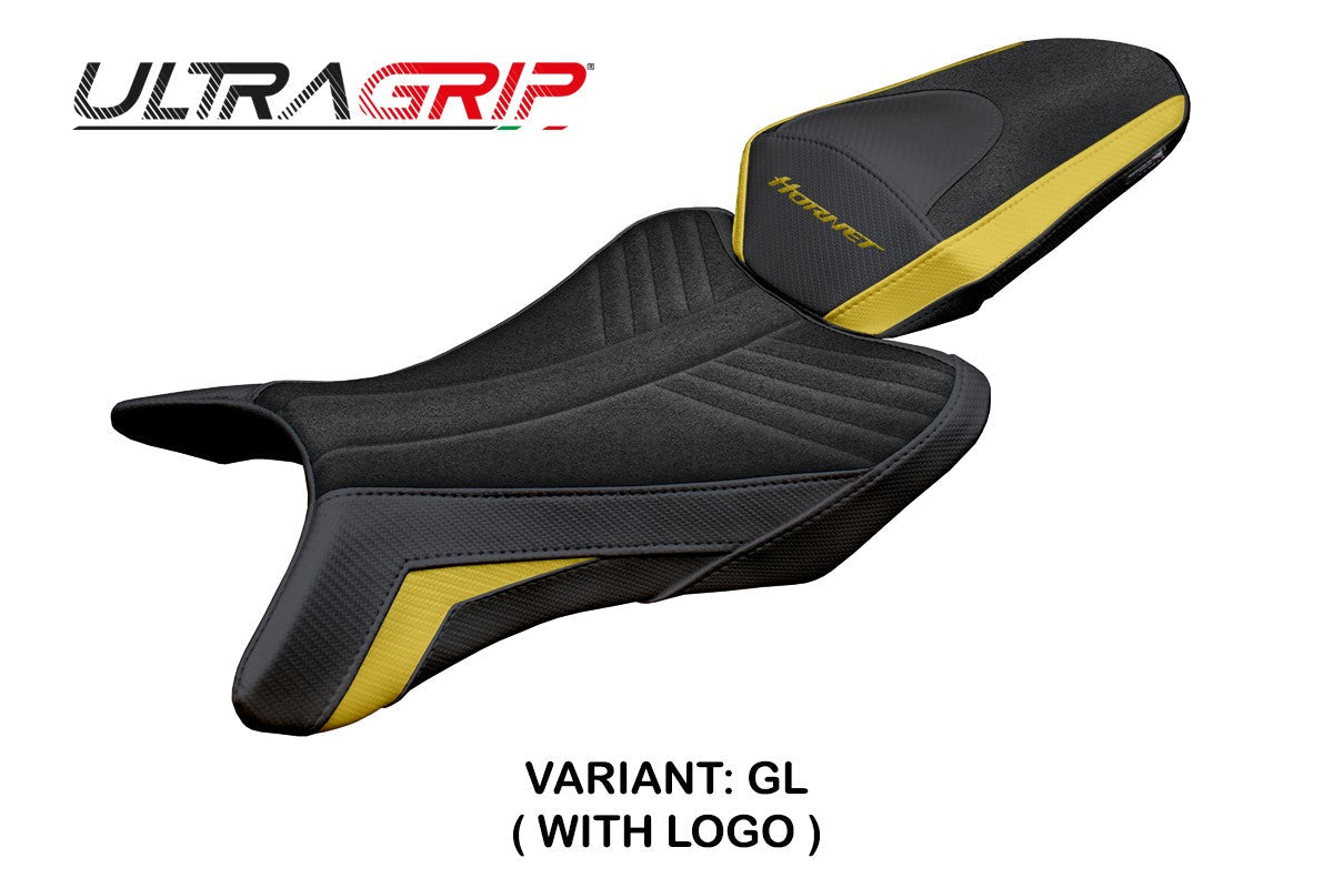 Tappezzeria Italia Honda CB 1000 Hornet 2025 Seat Cover Ultragrip Gold Black