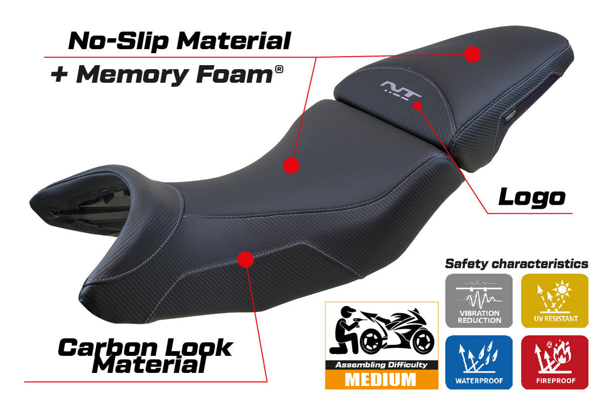 Tappezzeria Italia Honda NT1100 2021-2025 Seat Cover Comfort in Black