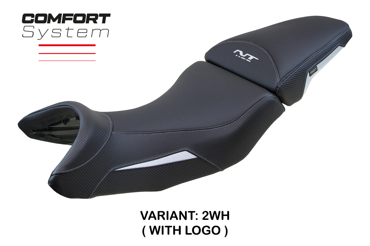 Tappezzeria Italia Honda NT1100 2021-2025 Seat Cover Comfort in White and Black