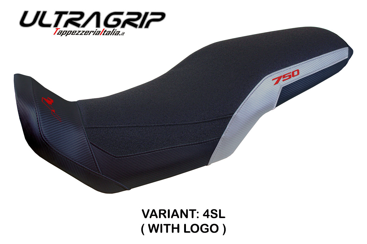 Tappezzeria Italia Honda Transalp XL 750 2023-2025 Seat Cover Ultragrip in Silver and Black