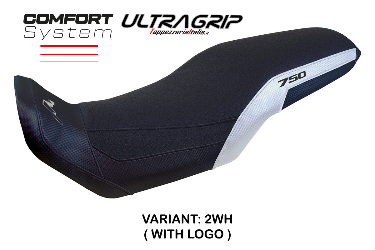 Tappezzeria Italia Honda Transalp XL 750 2023-2025 Seat Cover Comfort Ultragrip in White