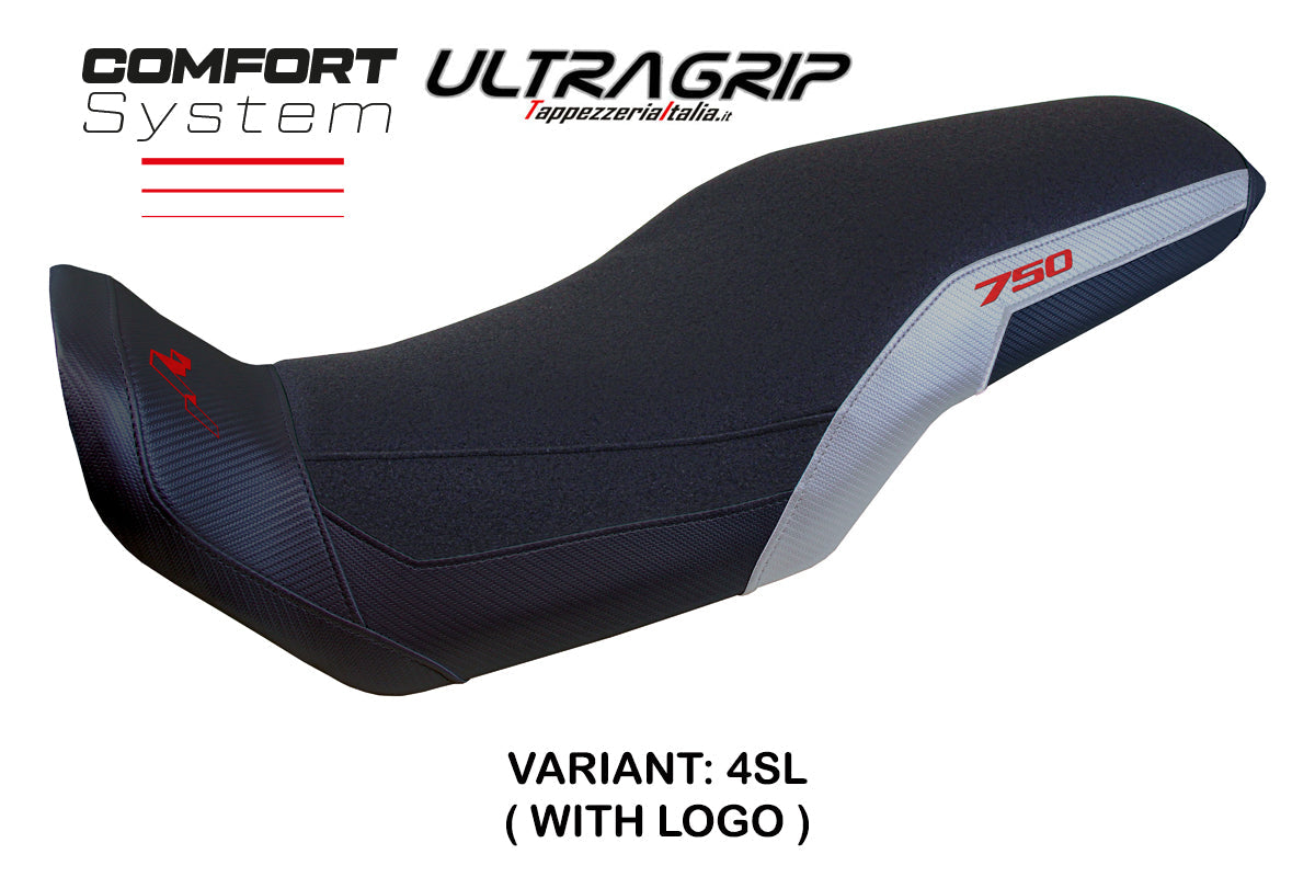 Tappezzeria Italia Honda Transalp XL 750 2023-2025 Seat Cover Comfort Ultragrip in Silver