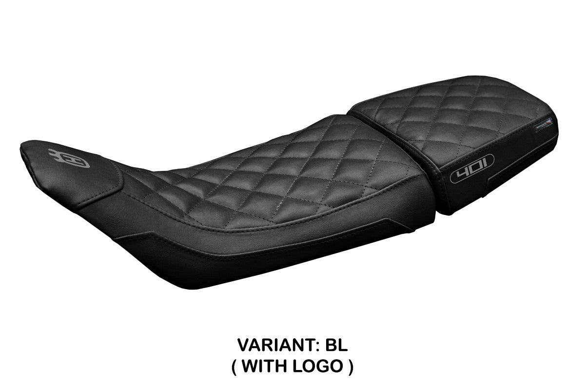 Tappezzeria Italia Husqvarna Svartpilen 401 2018-2022 2023 Seat Cover Vintage Black