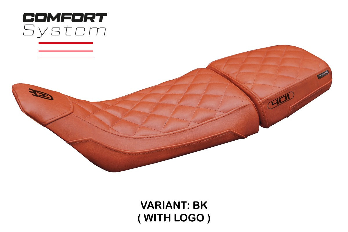 Tappezzeria Italia Husqvarna Svartpilen 401 2018-2023 Seat Cover Vintage Comfort Brick