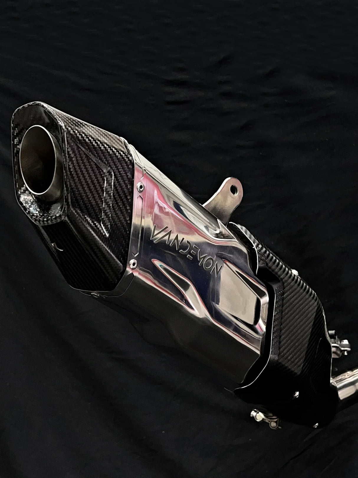 Vandemon Bimodal Stealth Titanium Exhaust System H2 SE SX 2018-2025 KAWAH2SESXTIEXSYWVB VA-21