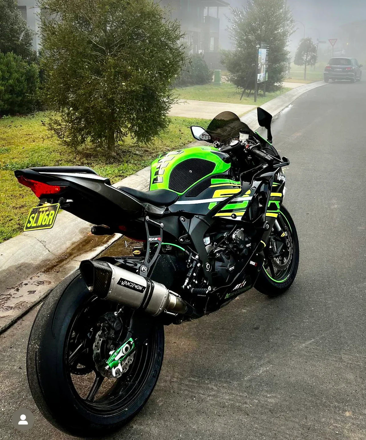 Vandemon Full Titanium Exhaust ZX6R 600 & 636 2009-2026 KAWAZX6RTITANEXHCFA VA-47
