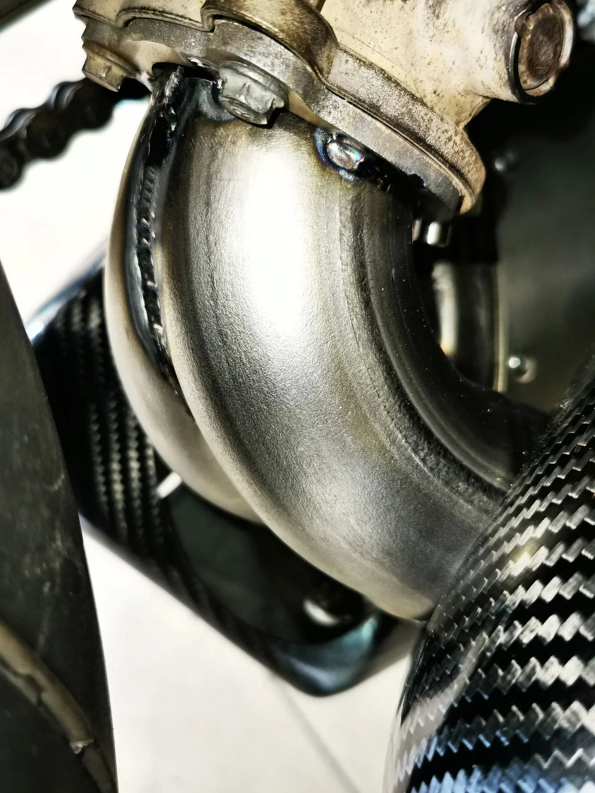 Vandemon Ducati Panigale 899, 1199, 1199R Titanium Muffler Low Mount Slip-On 2012-15 DUC899TIMUFBELA VA-121