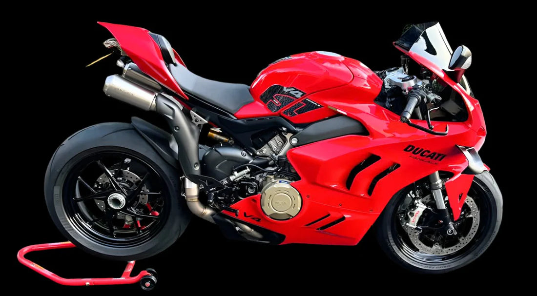 Vandemon Ducati Panigale V4,V4S,V4R & Streetfighter V4 2018-24 Titanium High Mount Exhaust System DUCV4PANHMEXHMESA VA-124