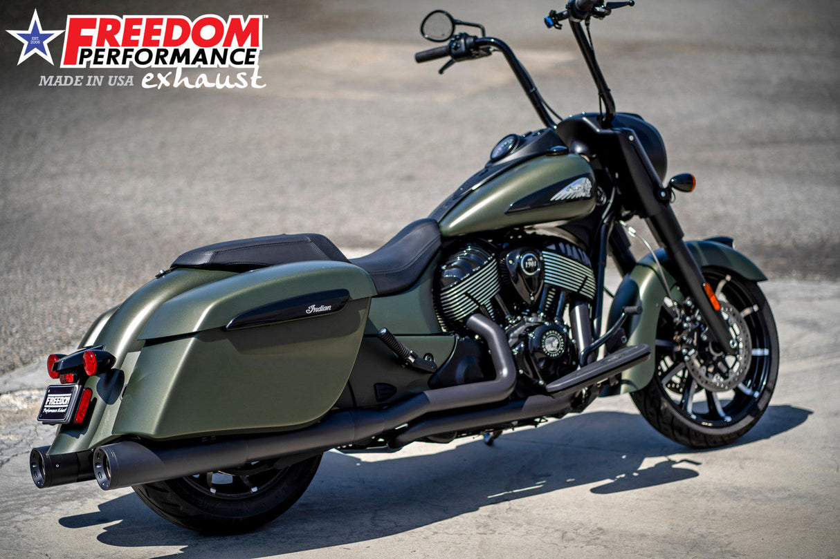 Freedom Exhaust INDIAN CHIEFTAIN / ROADMASTER / SPRINGFIELD / VINTAGE / CLASSIC TRUE-DUAL TUCK-N-UNDER "HEADERS ONLY" (SPECIAL ORDER)