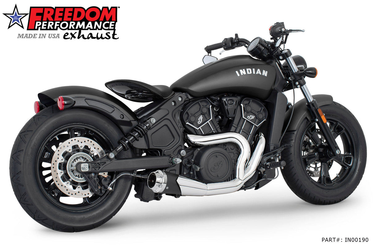 INDIAN SCOUT-ROGUE-BOBBER-SIXTY-SPORT-TWENTY COMBAT 2-INTO-1 SHORTY 2014-2024