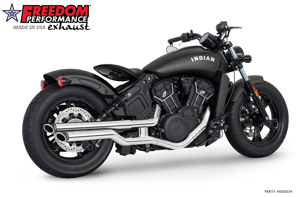 INDIAN SCOUT-ROGUE-BOBBER-SIXTY-SPORT-TWENTY 2.5" SLIPONS 2014-2024 BUNDLE