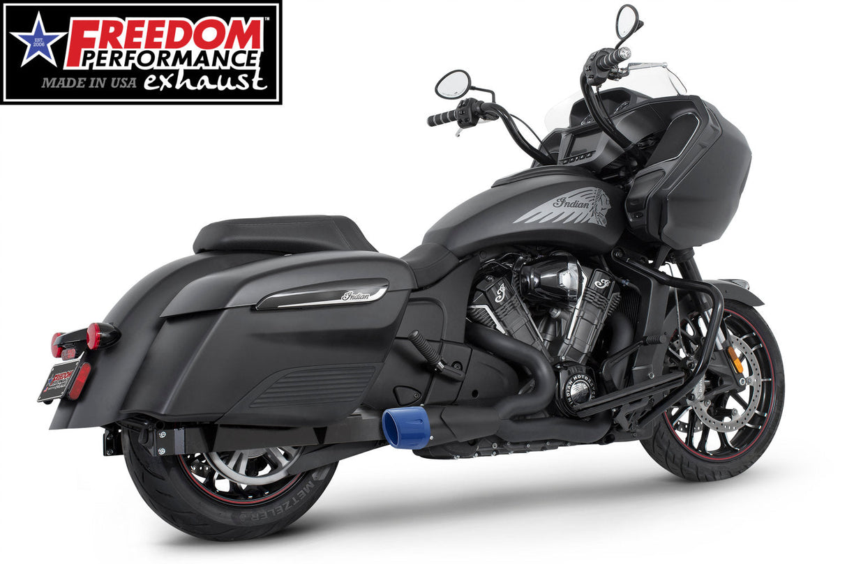INDIAN CHALLENGER/PURSUIT/ELITE 2-INTO-1 SHORTY FULL SYSTEM BUNDLE