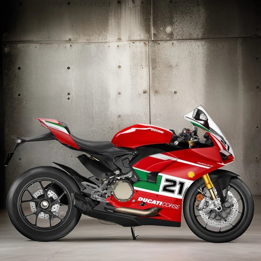 Vandemon Ducati V2 Panigale & Bayliss Edition Titanium Stealth Slip-On Bimodal Muffler DUCV2TIEXLINKWVB VA-43