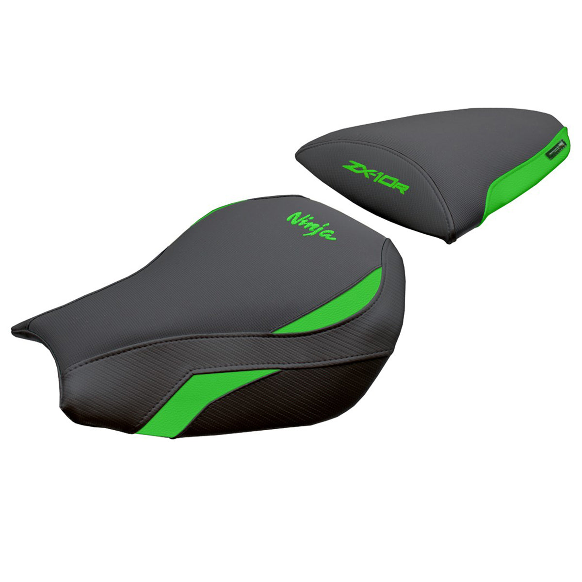Tappezzeria Italia Kawasaki Ninja ZX 10 R 2006-2007 Seat Cover Green Black