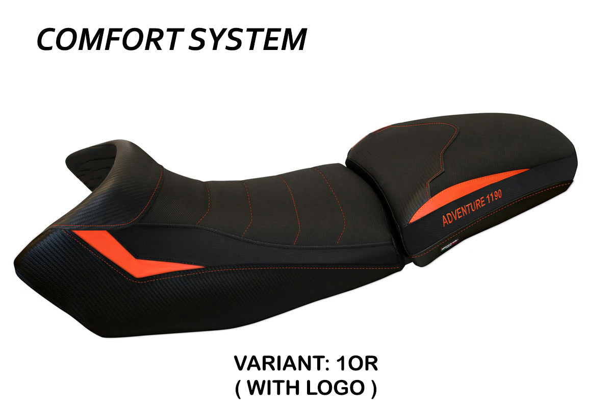 Tappezzeria Italia KTM 1190 Adventure 2013-2016 Seat Cover Comfort in Orange