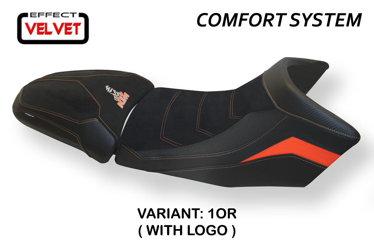 Tappezzeria Italia KTM 1290 Super Adventure S T 2015-2020 Seat Cover Comfort in Orange SE