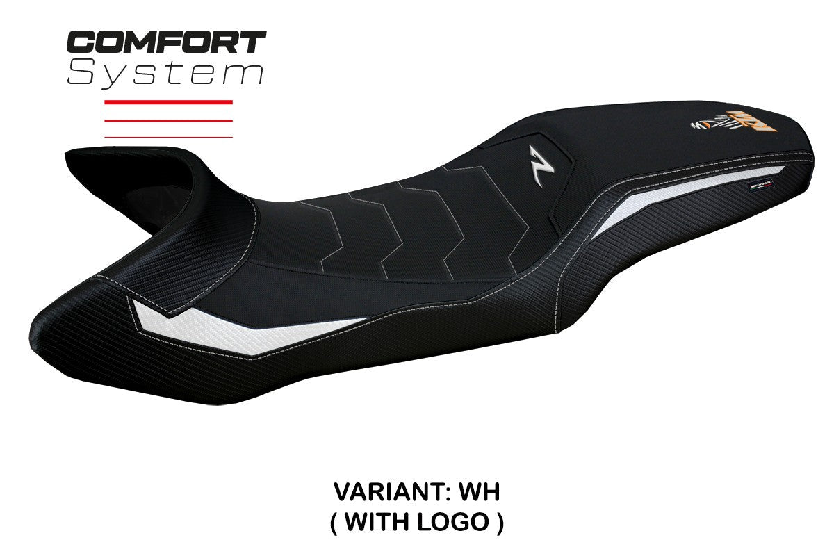Tappezzeria Italia KTM 1390 Super Adventure R 2025 Seat Cover Comfort White Black