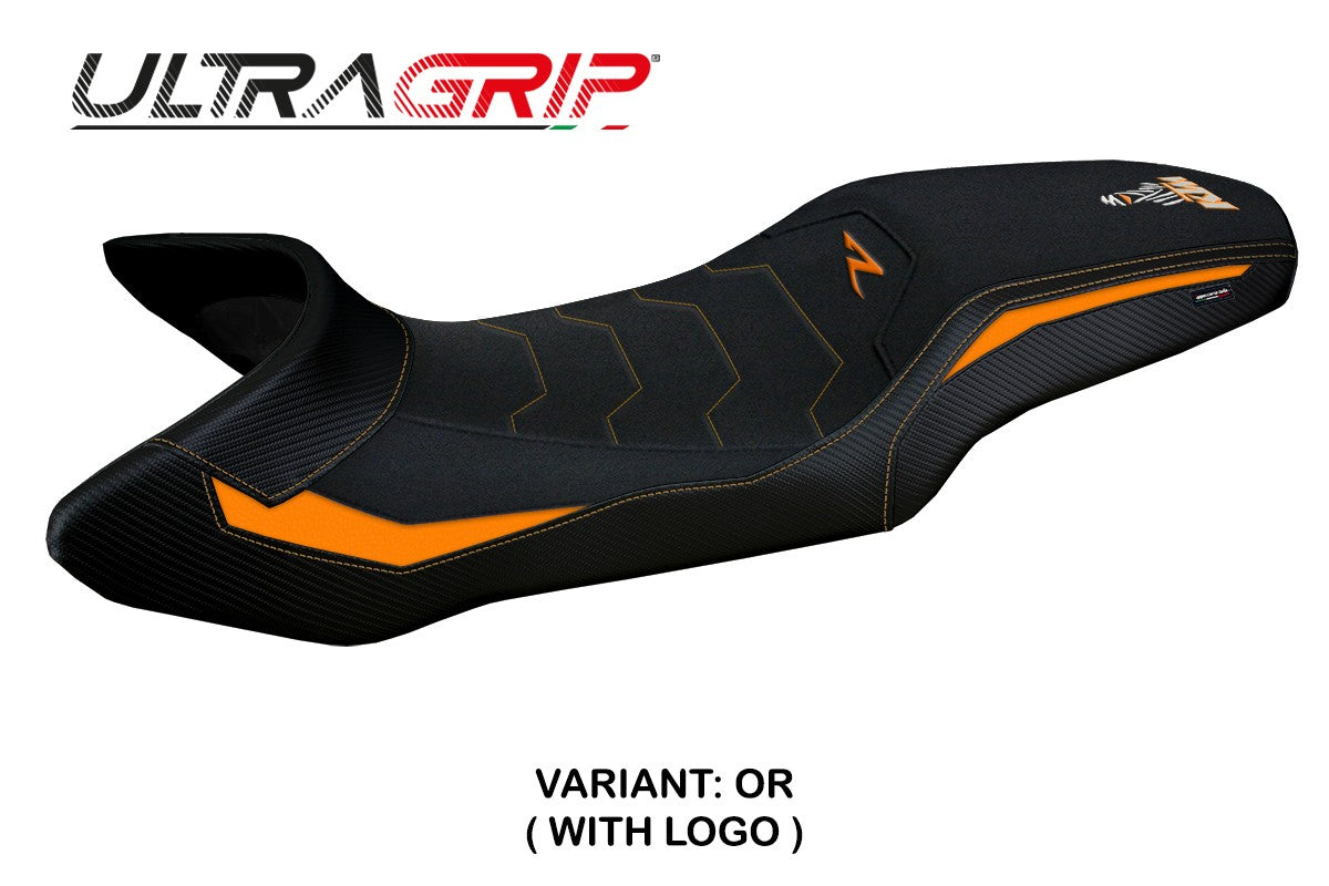 Tappezzeria Italia KTM 1390 Super Adventure R 2025 Seat Cover Ultragrip Orange Black