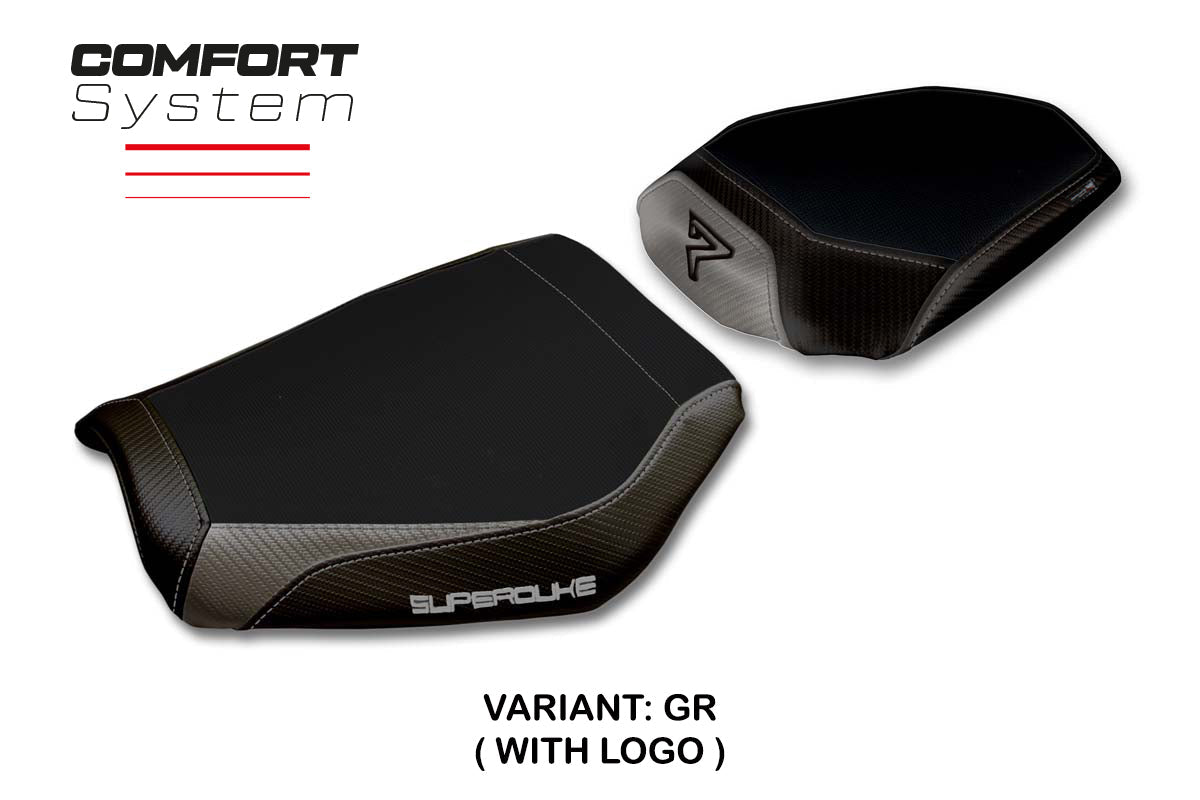 Tappezzeria Italia KTM 1390 Super Duke R 2024-2025 Seat Cover Comfort in Grey and Black