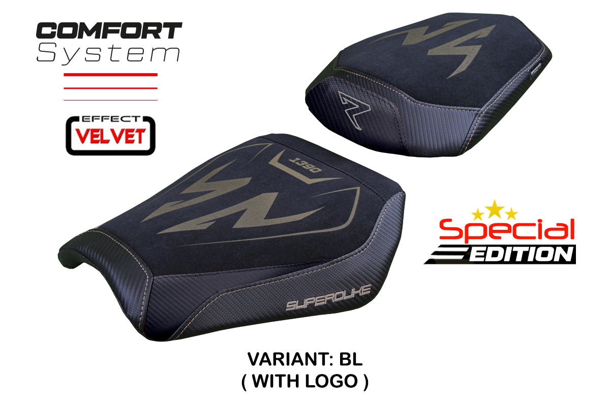 Tappezzeria Italia KTM 1390 Super Duke R 2024-2025 Seat Cover Special Ed. Comfort in Black