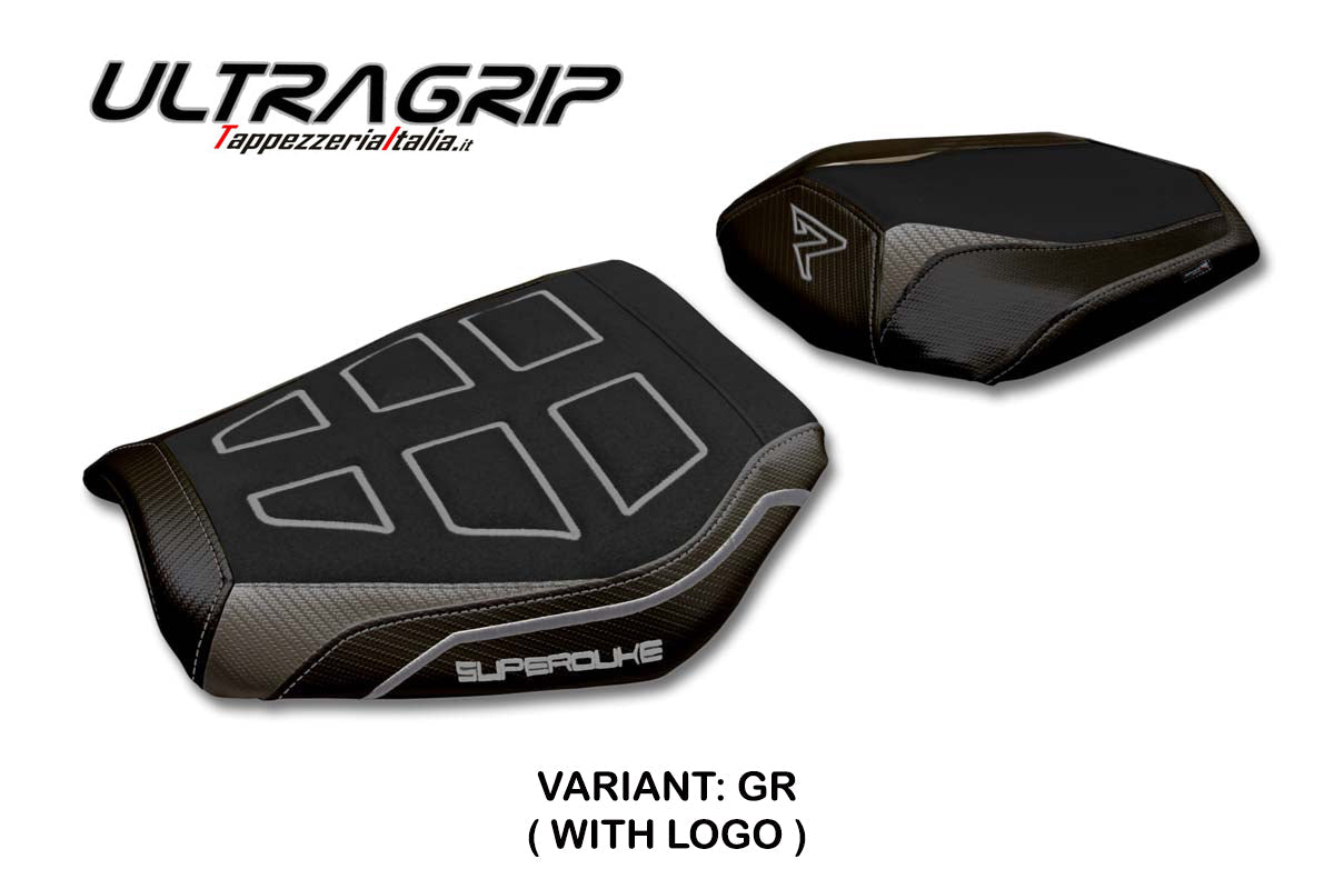 Tappezzeria Italia KTM 1390 Super Duke R 2024-2025 Seat Cover Ultragrip in Grey and Black
