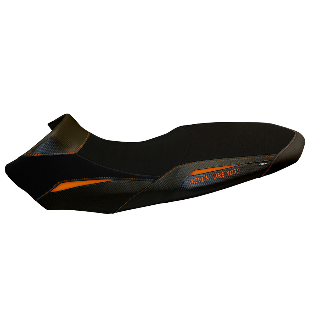 Tappezzeria Italia KTM 1090 Adventure R 2017-2019 Seat Cover in Black Orange SE