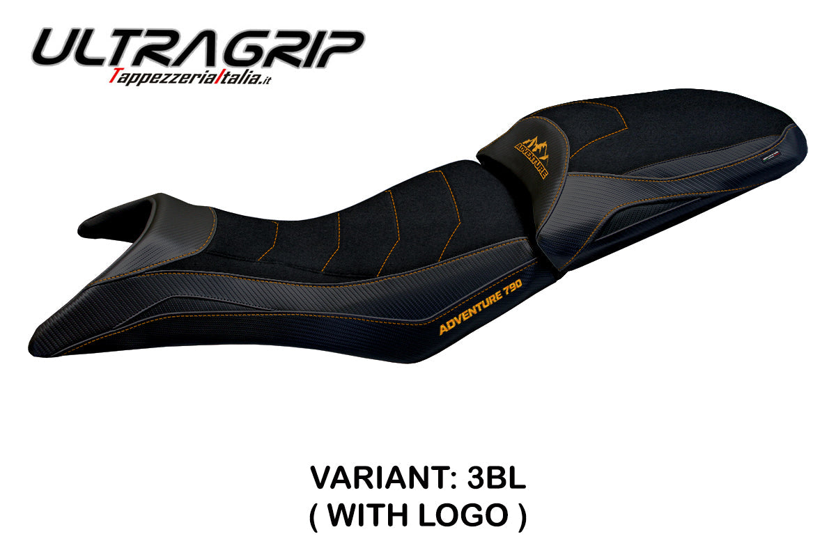 Tappezzeria Italia KTM 790 Adventure S 2019-2020 Seat Cover Ultragrip in Black