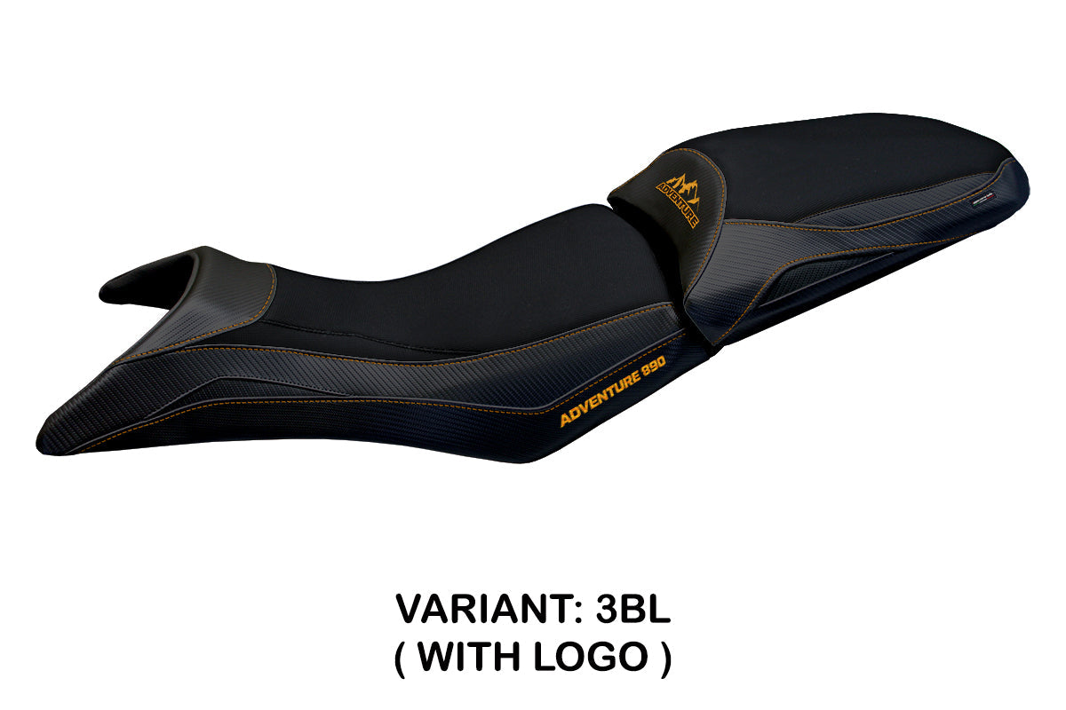 Tappezzeria Italia KTM 890 Adventure 2021-2025 Seat Cover in Black