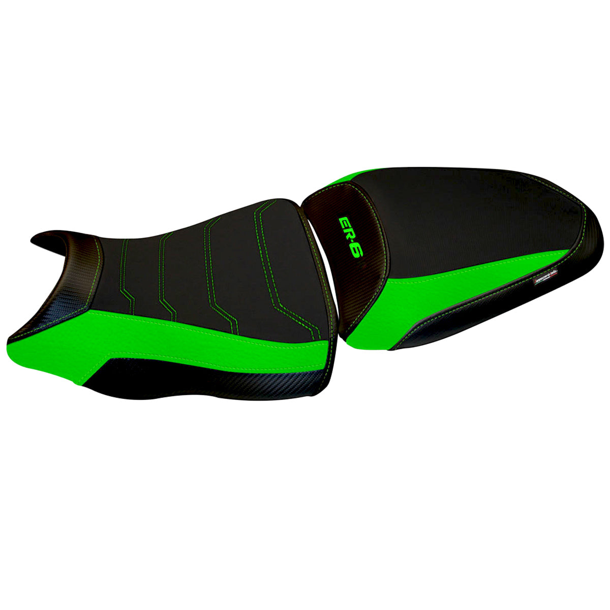 Tappezzeria Italia Kawasaki ER-6N ER-6F 2012-2016 Seat Cover Comfort in Green