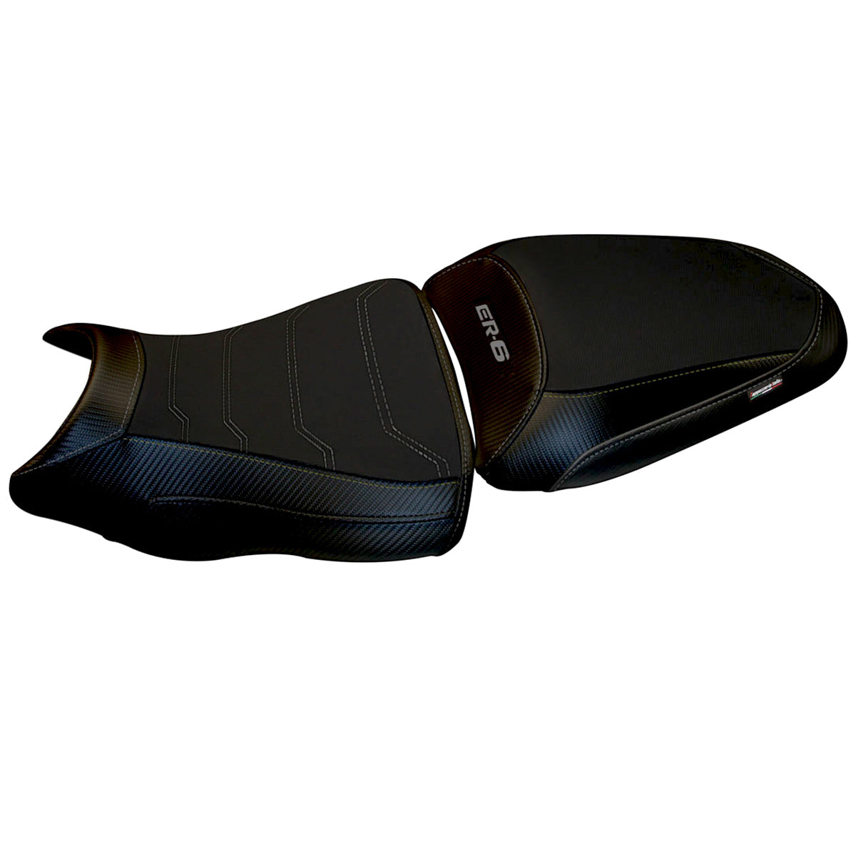 Tappezzeria Italia Kawasaki ER-6N ER-6F 2012-2016 Seat Cover Comfort in Black