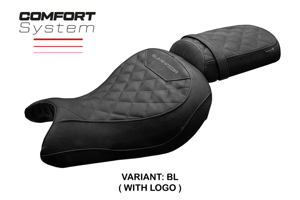 Tappezzeria Italia Kawasaki Eliminator 500 2024-2025 Seat Cover Comfort Black