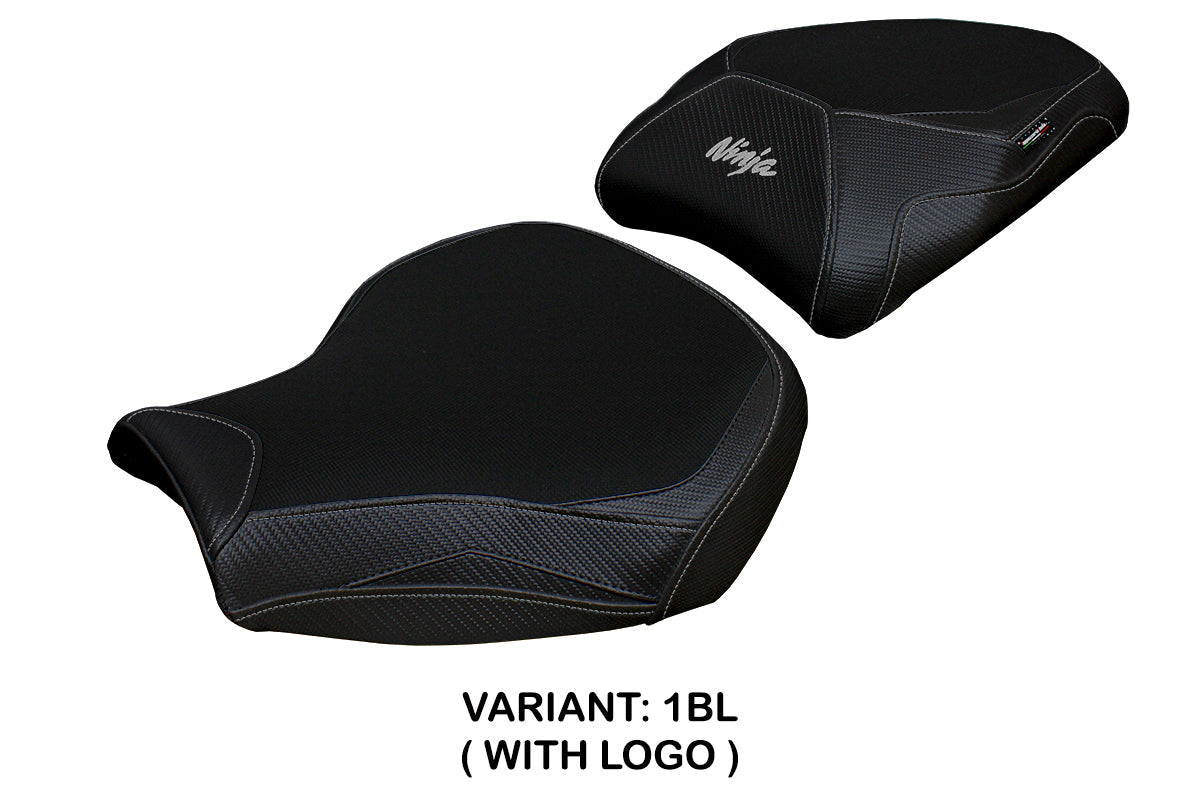 Tappezzeria Italia Kawasaki Ninja H2 1000SX 2018-2025 Seat Cover in Black