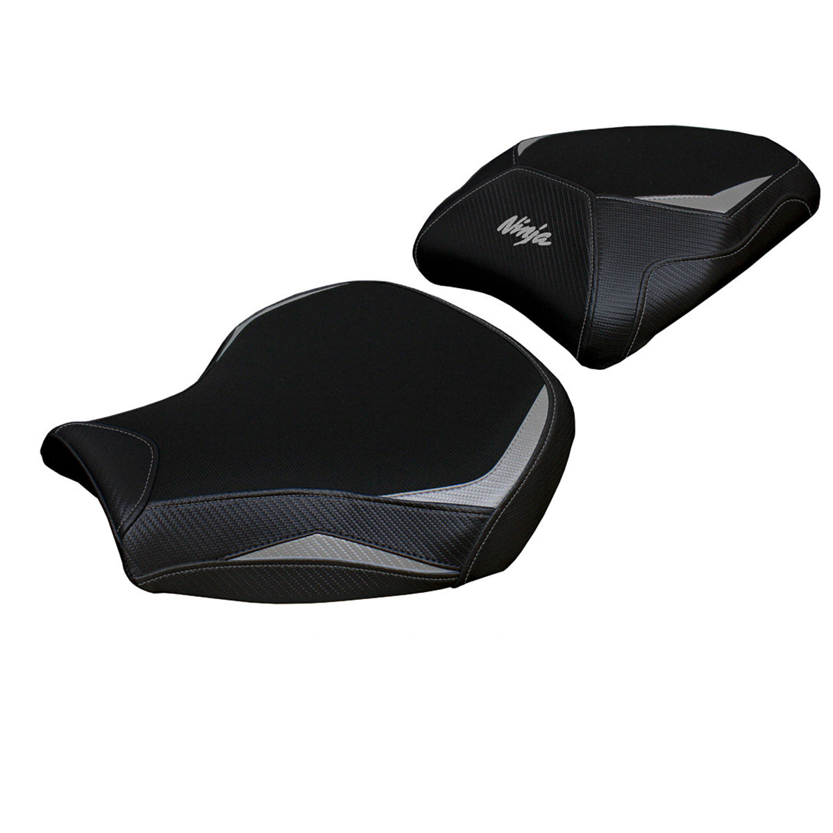Tappezzeria Italia Kawasaki Ninja H2 1000SX 2018-2025 Seat Cover in Silver