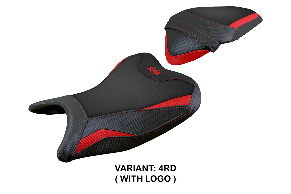 Tappezzeria Italia Kawasaki Ninja 250 2018 2019 Seat Cover in Red and Black