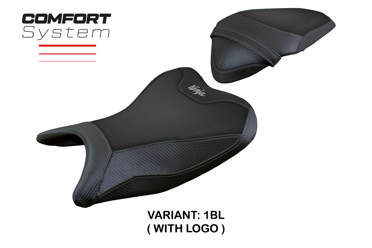 Tappezzeria Italia Kawasaki Ninja 250 2018 2019 Seat Cover Comfort in Black