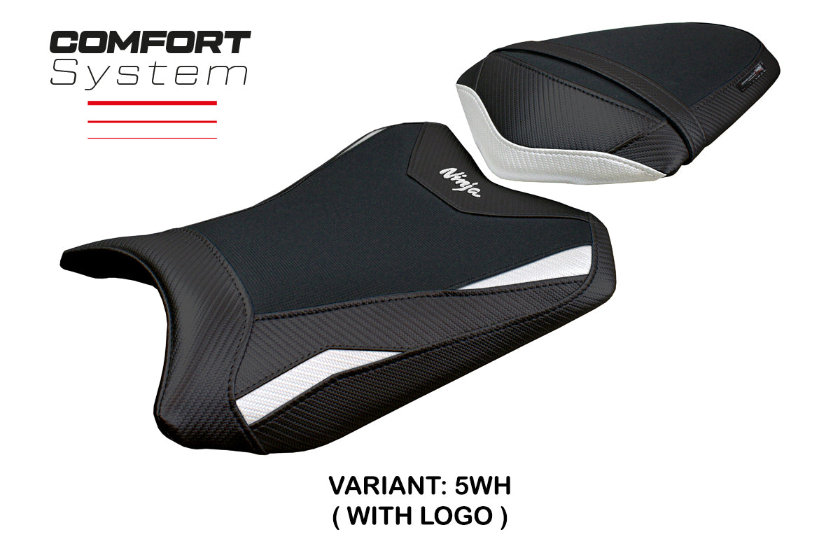Tappezzeria Italia Kawasaki Ninja 300 2013-2017 Seat Cover Comfort White