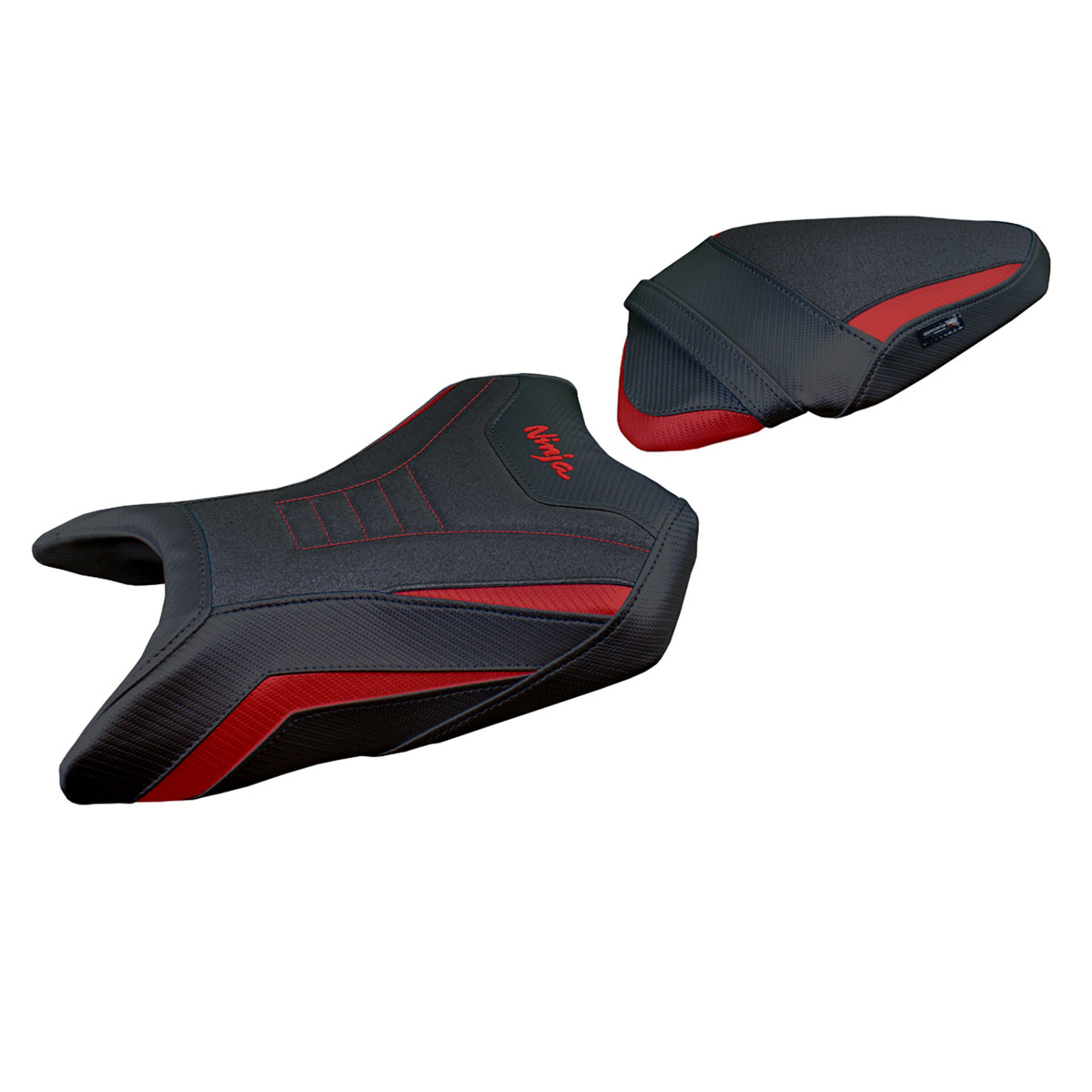 Tappezzeria Italia Kawasaki Ninja 500 2024-2025 Seat Cover Ultragrip in Dark Red and Black