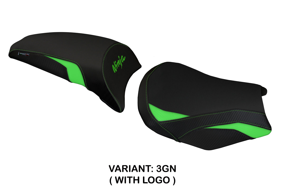 Tappezzeria Italia Kawasaki Ninja 650 Z650 2017-2025 Seat Cover in Green