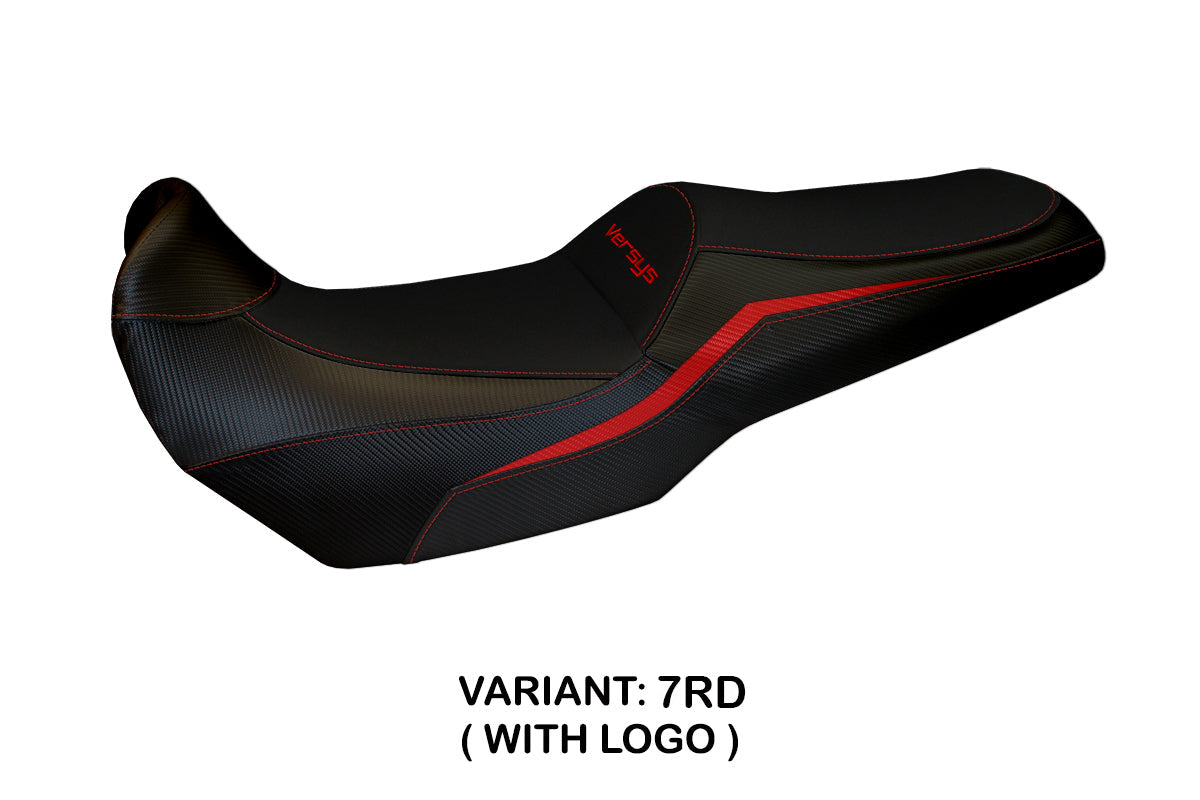 Tappezzeria Italia Kawasaki Versys 1000 2019-2024 Seat Cover in Red and Black