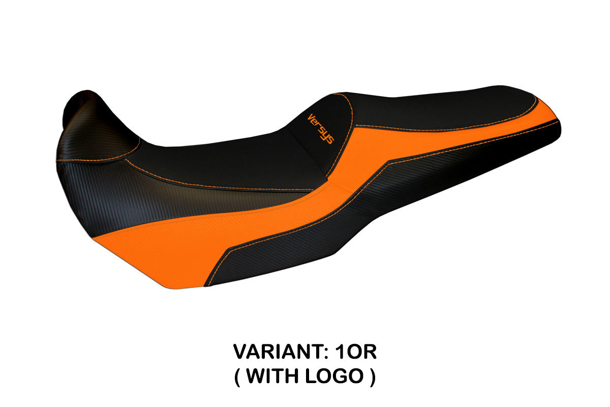 Tappezzeria Italia Kawasaki Versys 1000 2011-2018 Seat Cover in Orange and Black