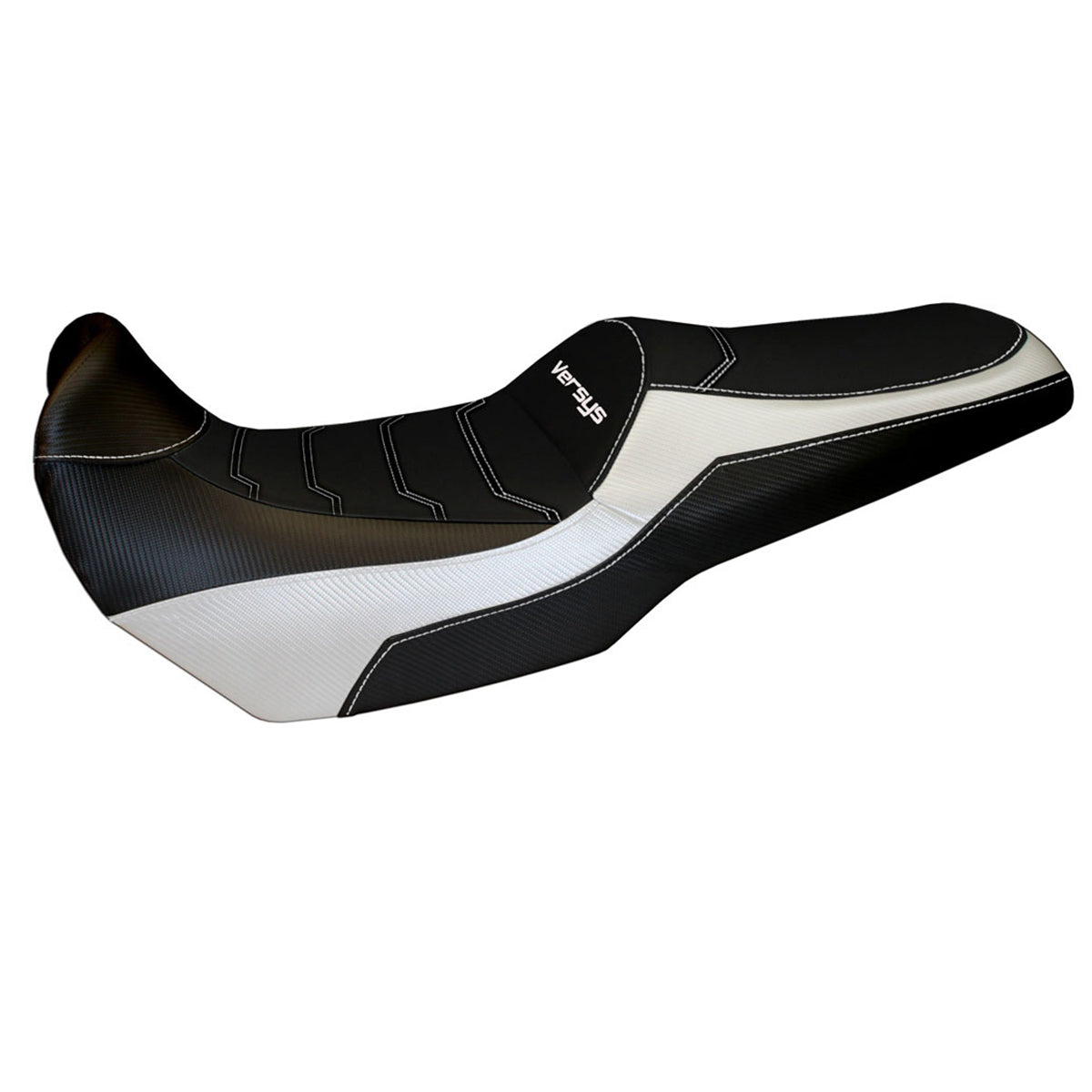 Tappezzeria Italia Kawasaki Versys 1000 2011-2018 Seat Cover Comfort in White and Black