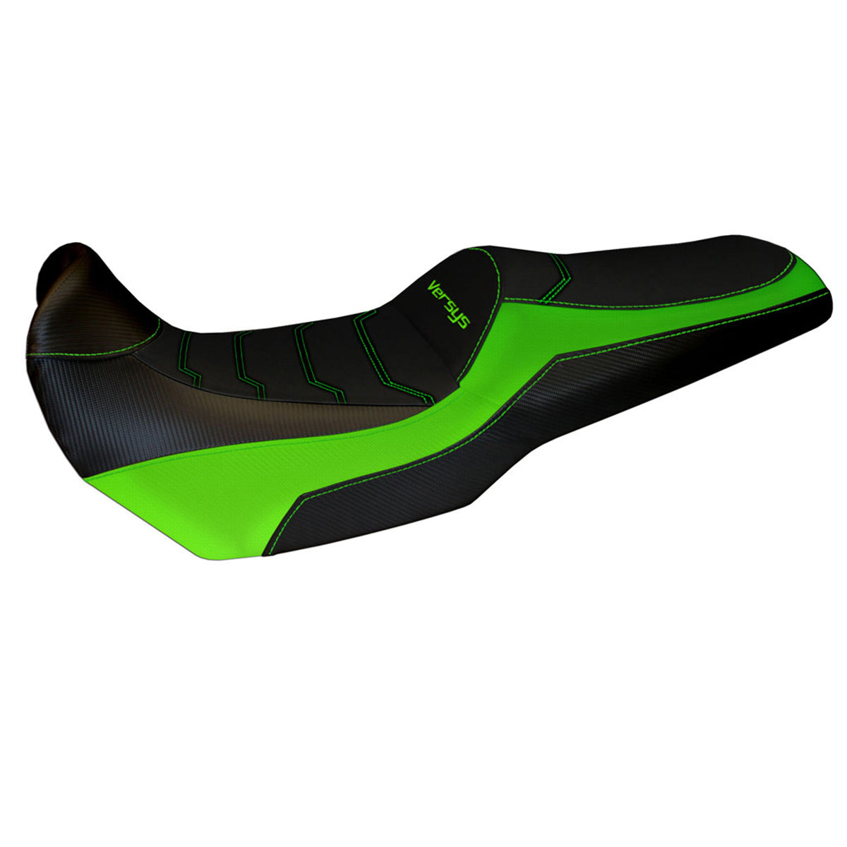 Tappezzeria Italia Kawasaki Versys 1000 2011-2018 Seat Cover Comfort in Green and Black
