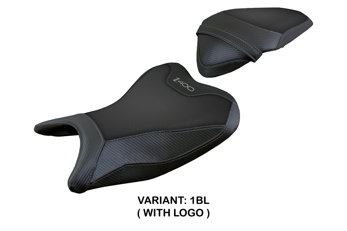 Tappezzeria Italia Kawasaki Z400 2018-2023 Seat Cover Black