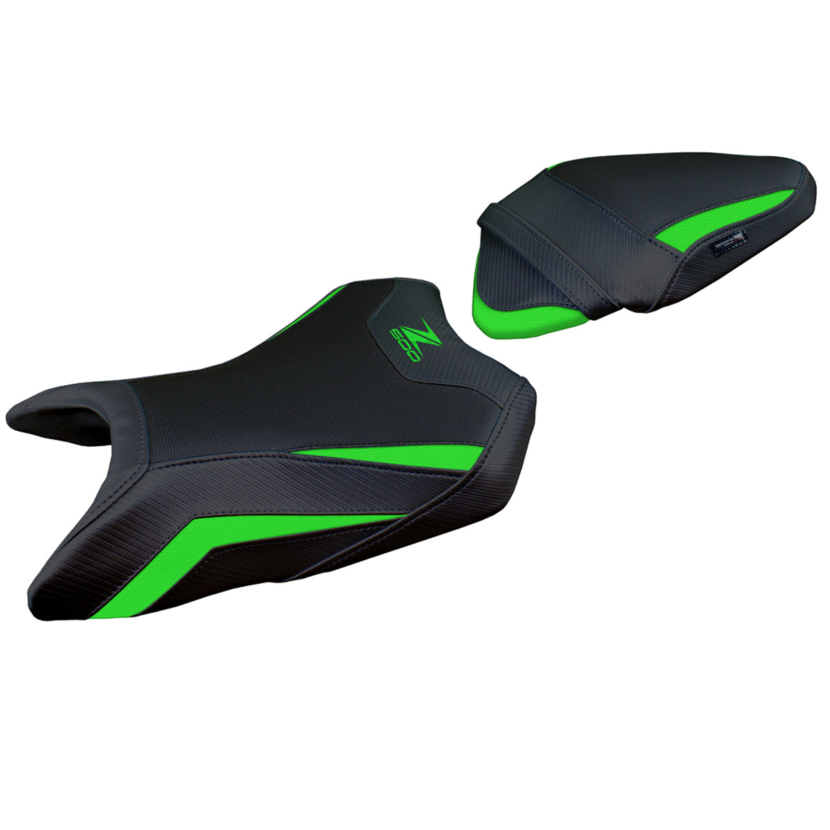Tappezzeria Italia Kawasaki Z500 2024-2025 Seat Cover in Green and Black